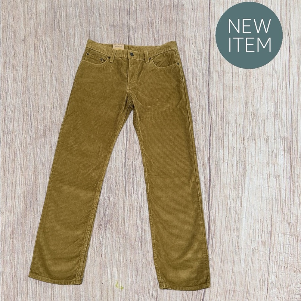 Levi’s Brown Corduroy Straight Leg Pants